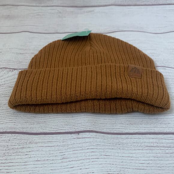 LMLALML Boys Brown Beanie Hat Ribbed Winter Stocking Hat Size Small - Picture 2 of 8
